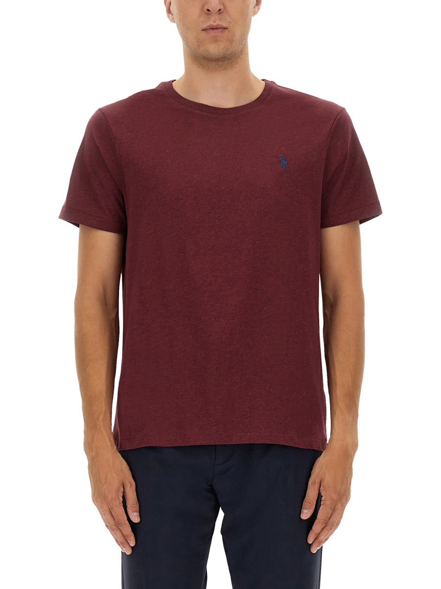Polo Ralph Lauren T shirts - Burgundy | Wanan Luxury