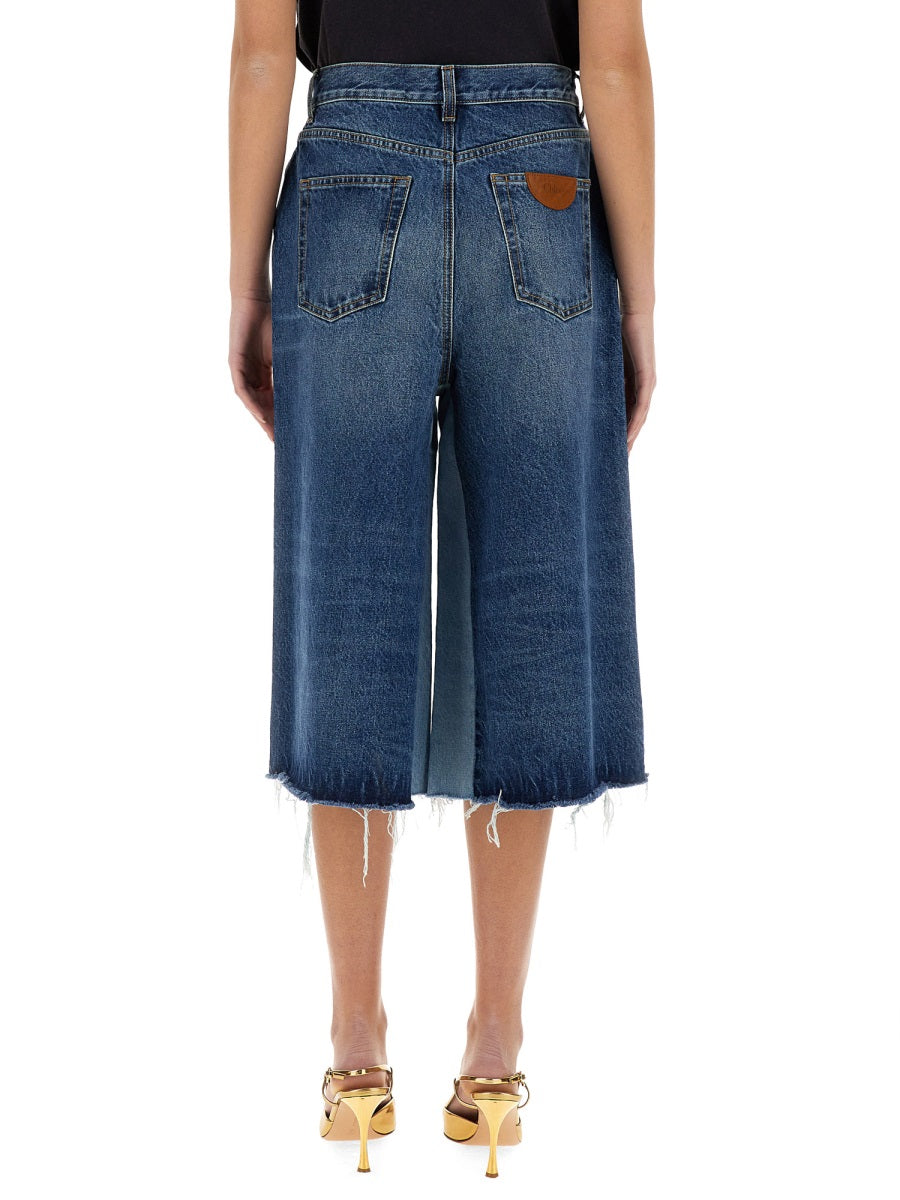 ChloÉ Shorts - Denim | 9f6892a4bab1648d53fb6482ee5625697ac290d5