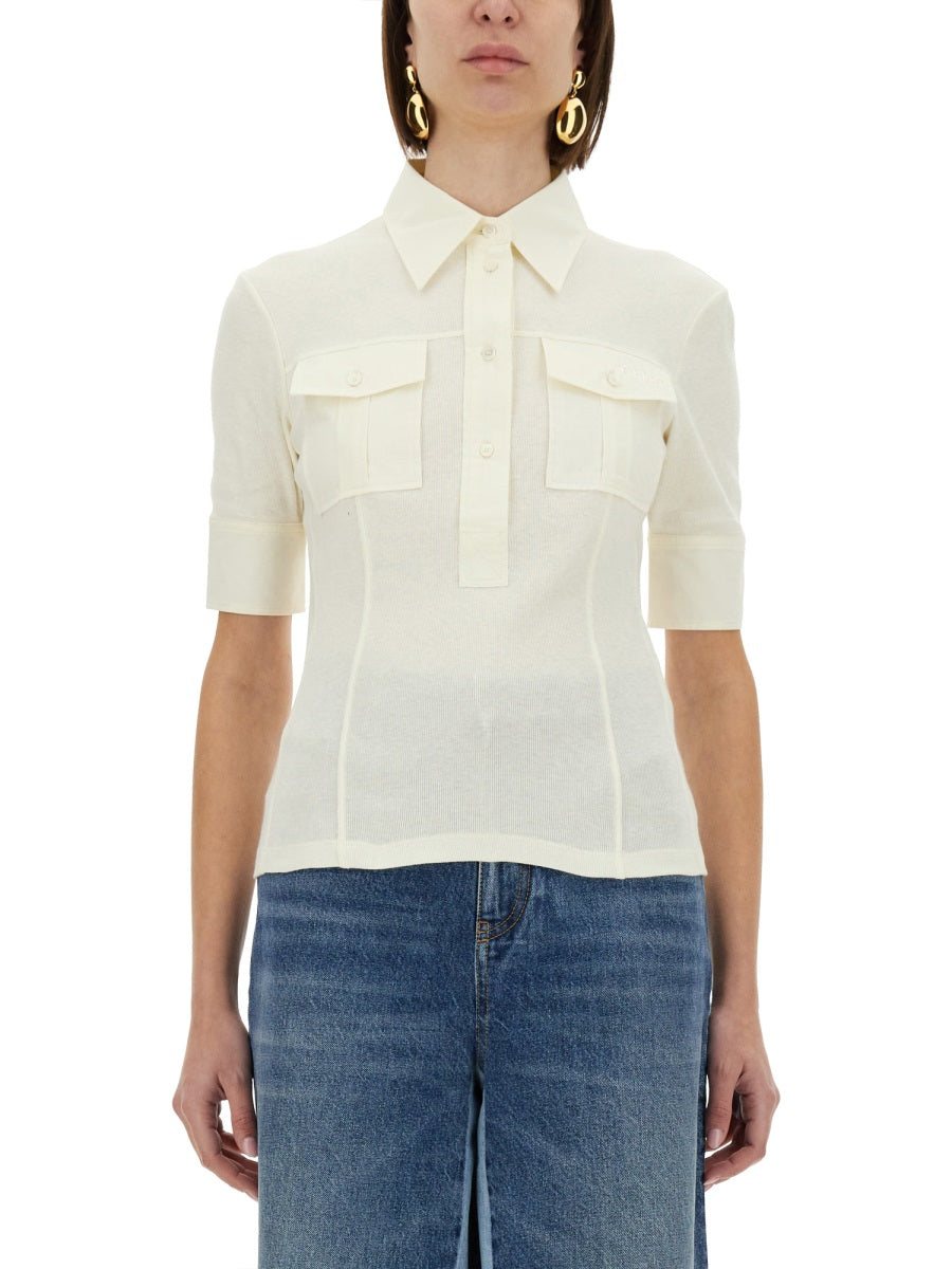 ChloÉ Polo - White | 7afd853db6ee6565226a11e615a583327f24b961