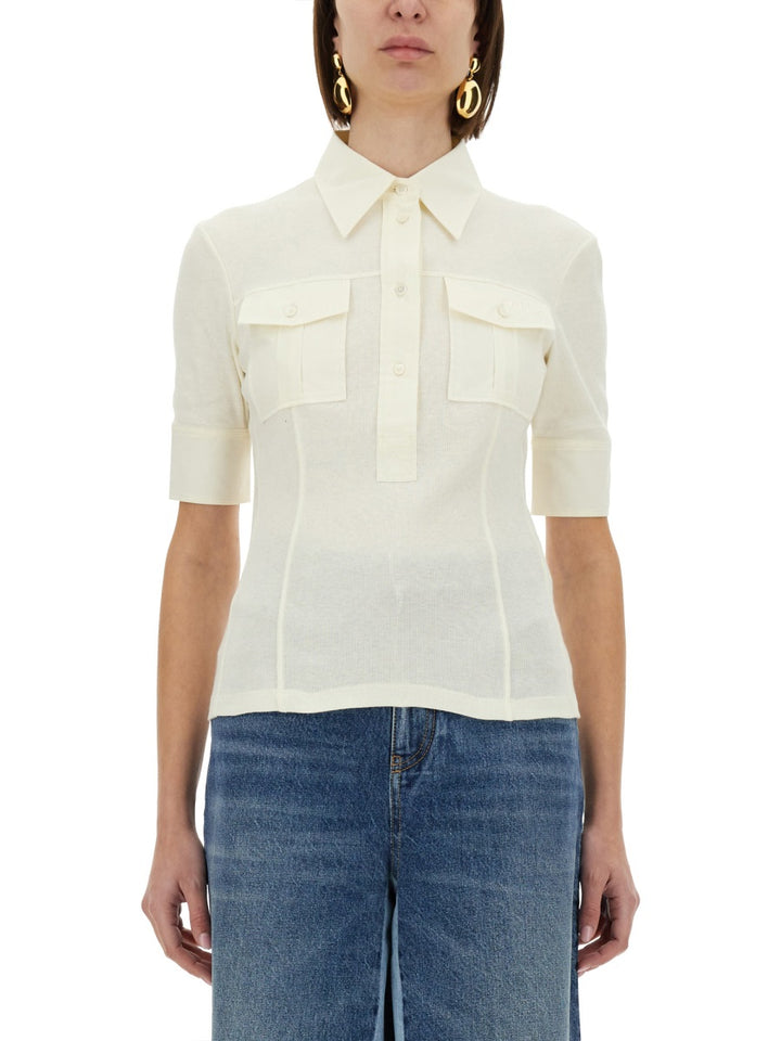 ChloÉ Polo - White | 7afd853db6ee6565226a11e615a583327f24b961