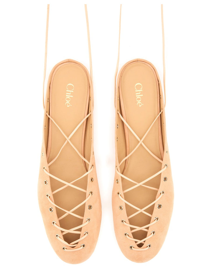 ChloÉ Flat Shoes - Pink | f493fab5e0cf837c808a15b84164bb829bdff4b6
