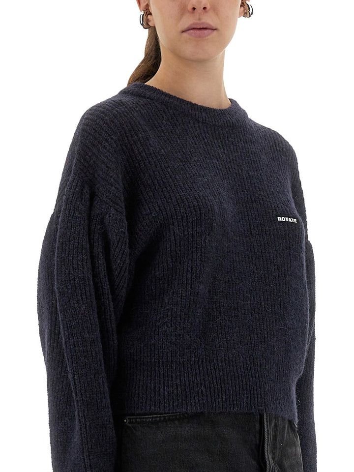 Rotate Birger Christensen Sweaters - Blue | Wanan Luxury