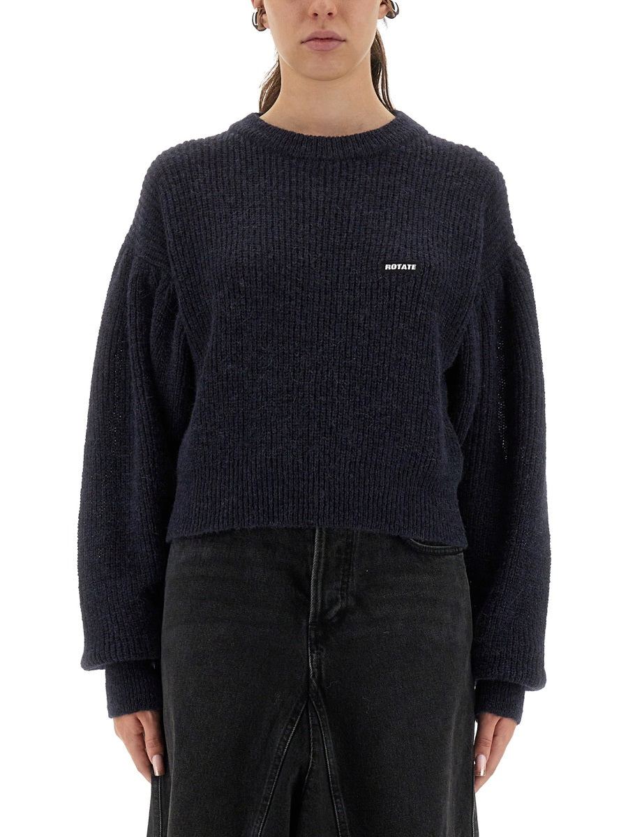 Rotate Birger Christensen Sweaters - Blue | Wanan Luxury