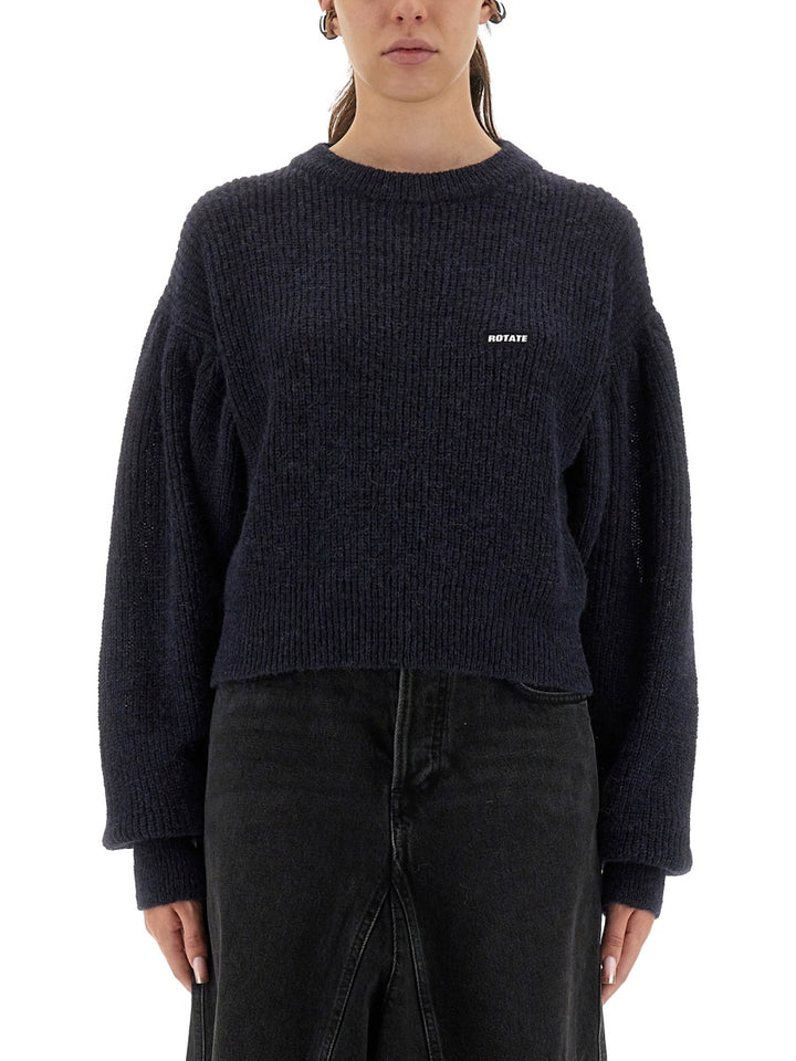 Rotate Birger Christensen Sweaters - Blue | Wanan Luxury