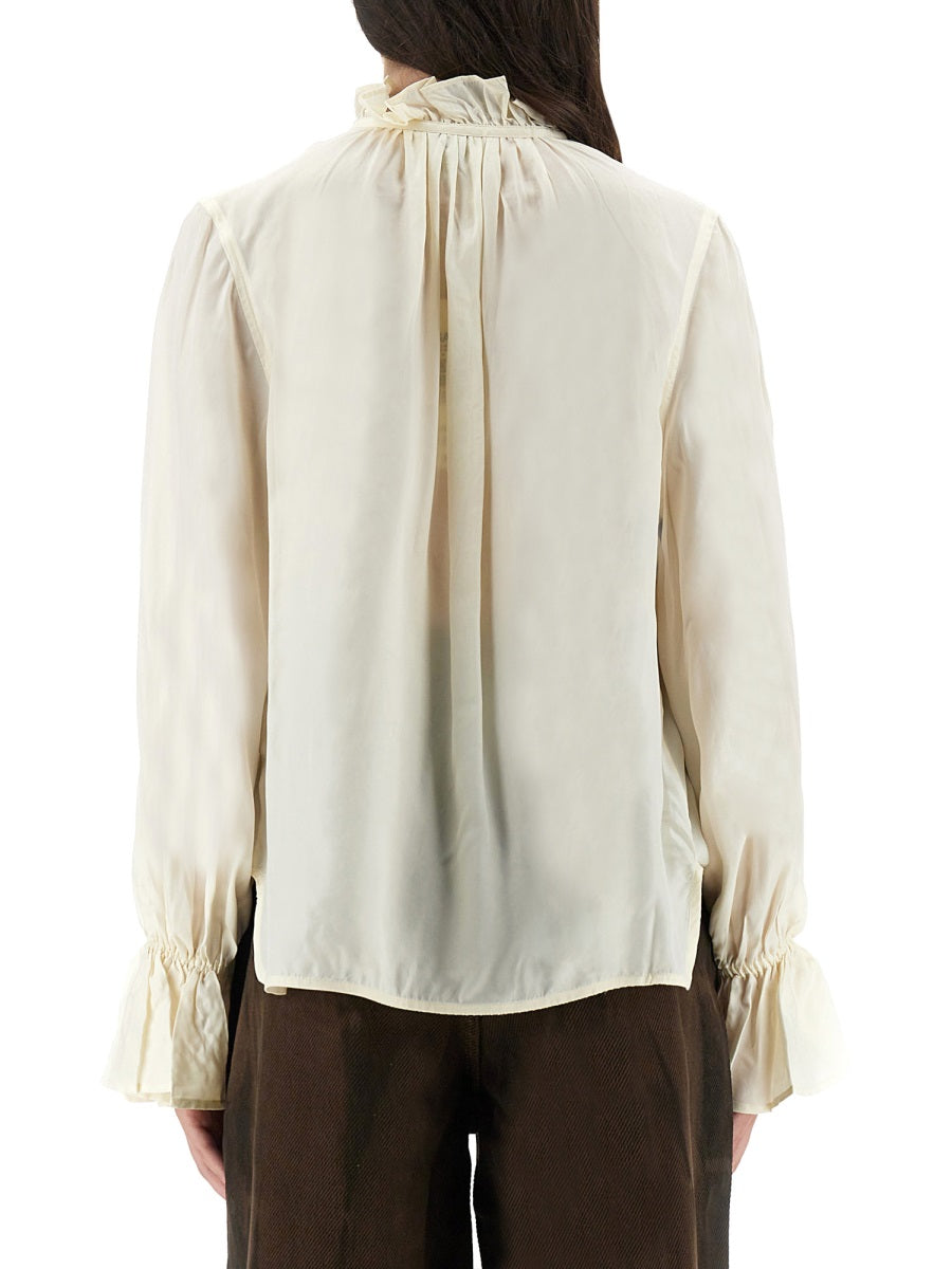 Ganni Shirts - Ivory | d592e17163c9ede55a6574ef6848ea1bc5d42b31