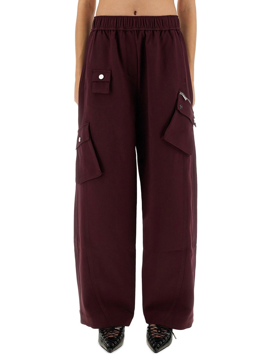 Ganni Pants - Burgundy | Wanan Luxury