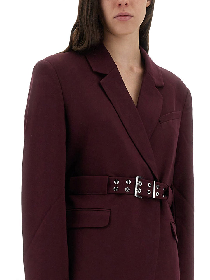 Ganni Jackets - Burgundy | Wanan Luxury