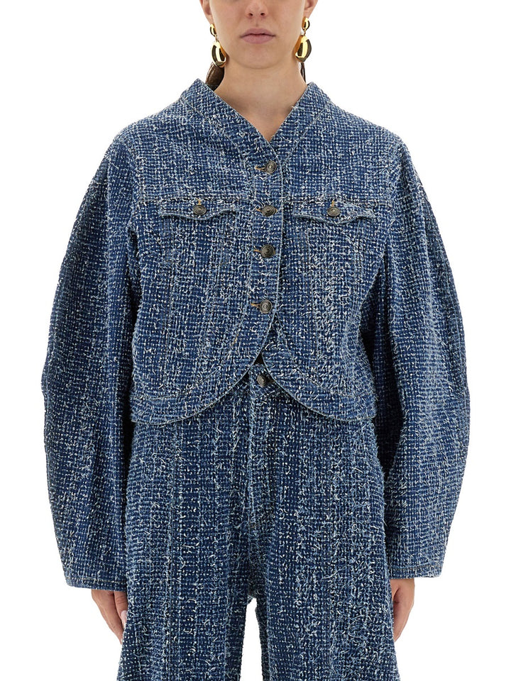 Rotate Birger Christensen Jackets - Blue | Wanan Luxury
