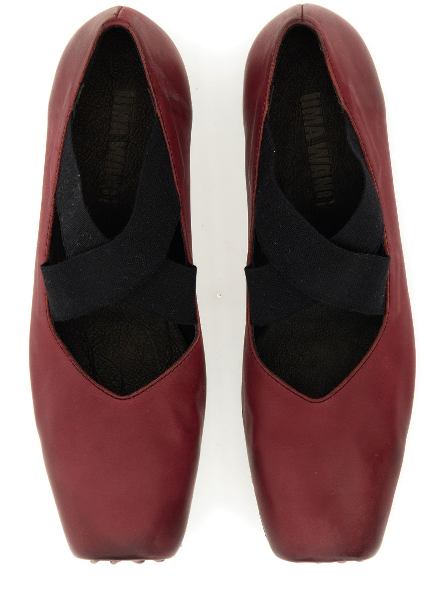 Uma Wang Flat Shoes - Red | Wanan Luxury