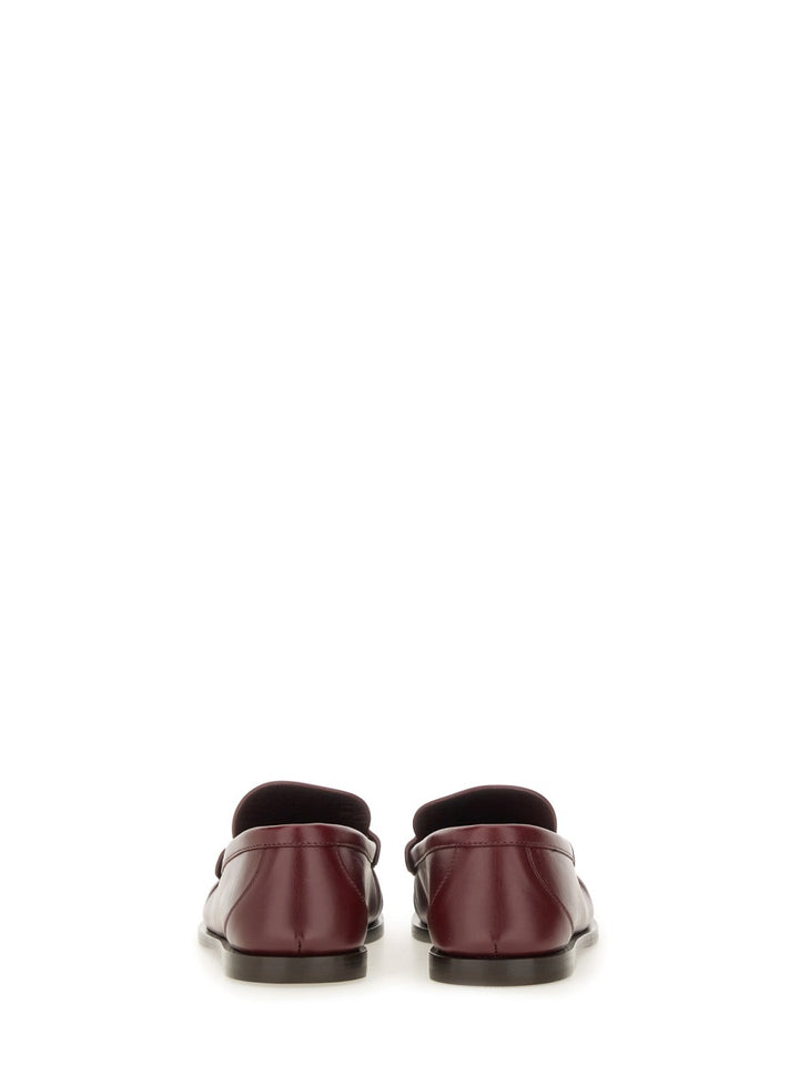 Saint Laurent Loafers - Burgundy | Wanan Luxury