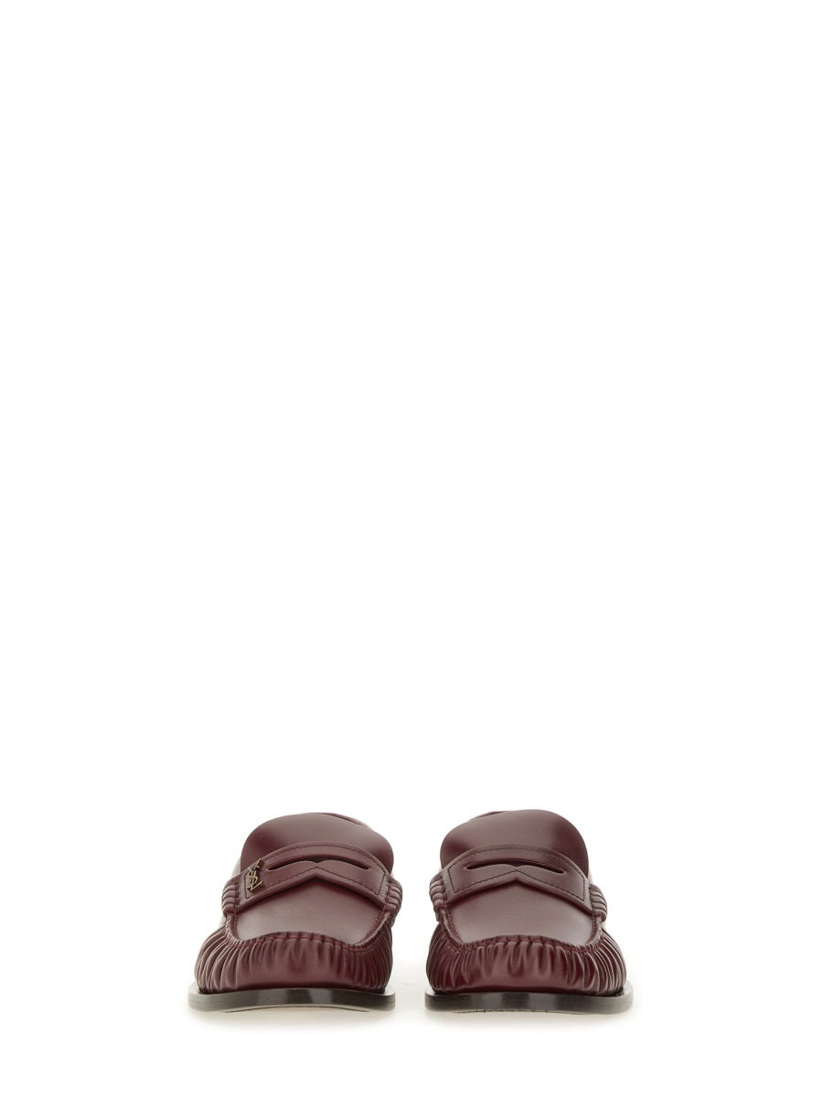 Saint Laurent Loafers - Burgundy | Wanan Luxury