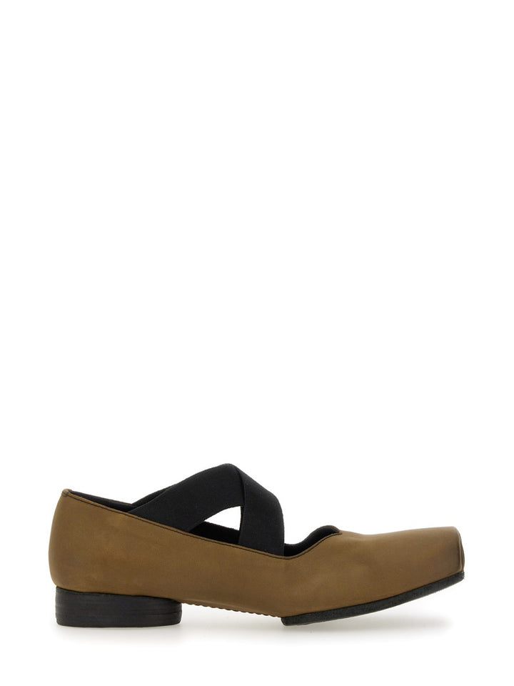 Uma Wang Flat Shoes - Brown | Wanan Luxury