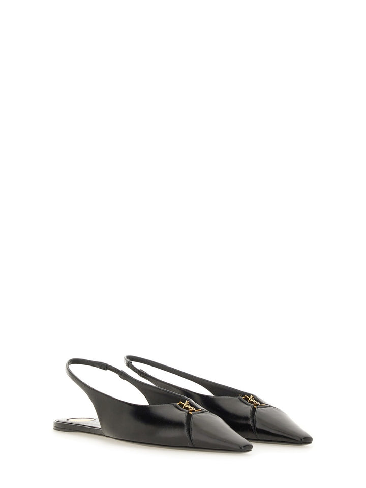 Saint Laurent Flat Shoes - Black | Wanan Luxury