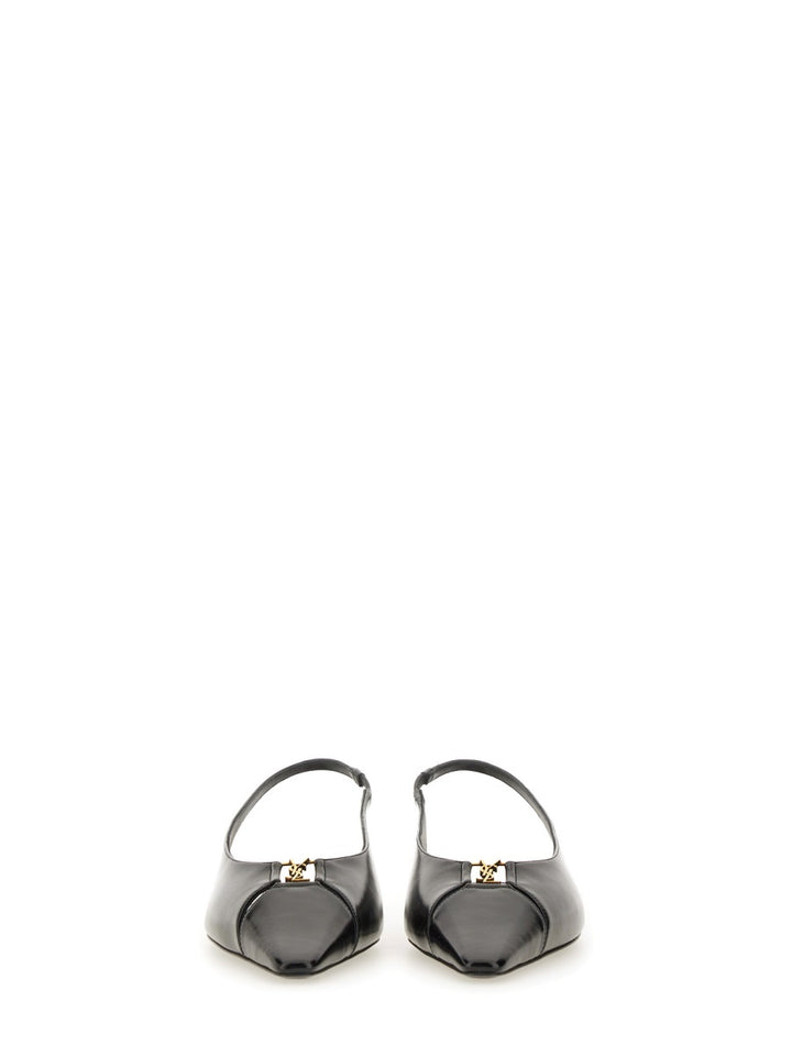 Saint Laurent Flat Shoes - Black | Wanan Luxury