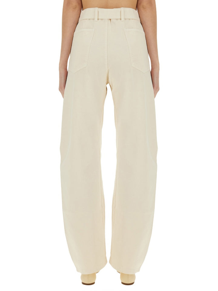 Lemaire Pants - Ivory | b3c1a4e32f1c482bfa5c67ac4fbe21597fba87de