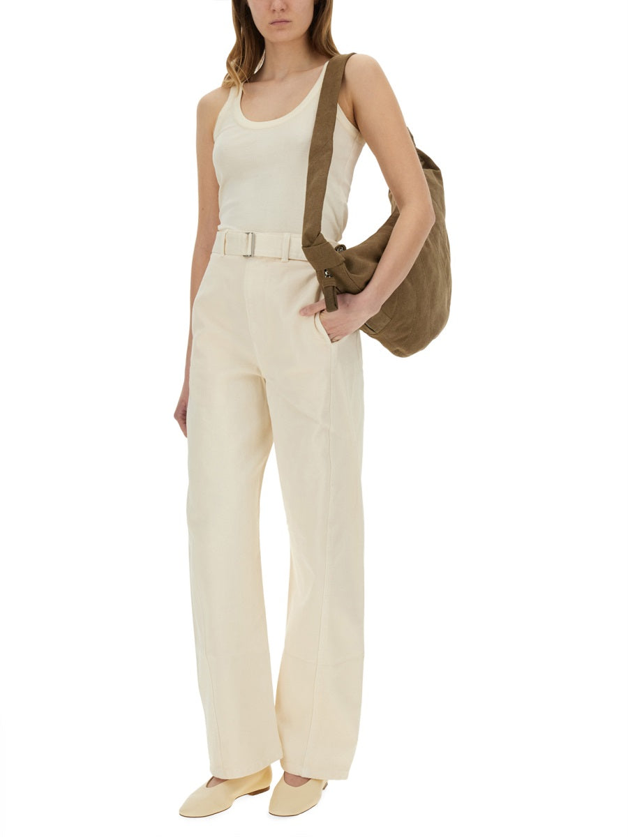 Lemaire Pants - Ivory | c34de1fa14510cd21ad2571df96b81efe4e8b84d