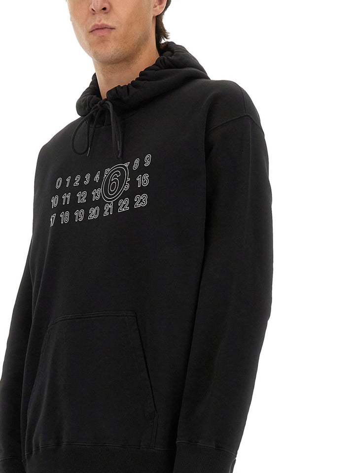 MM6 Maison Margiela Sweatshirts - Black | Wanan Luxury