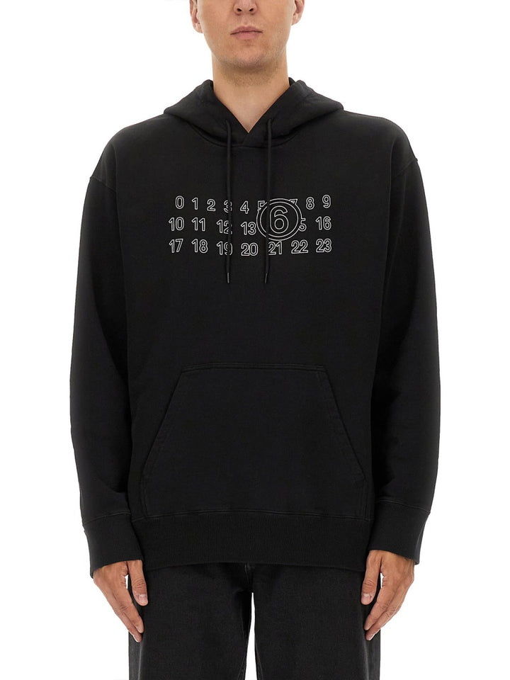 MM6 Maison Margiela Sweatshirts - Black | Wanan Luxury