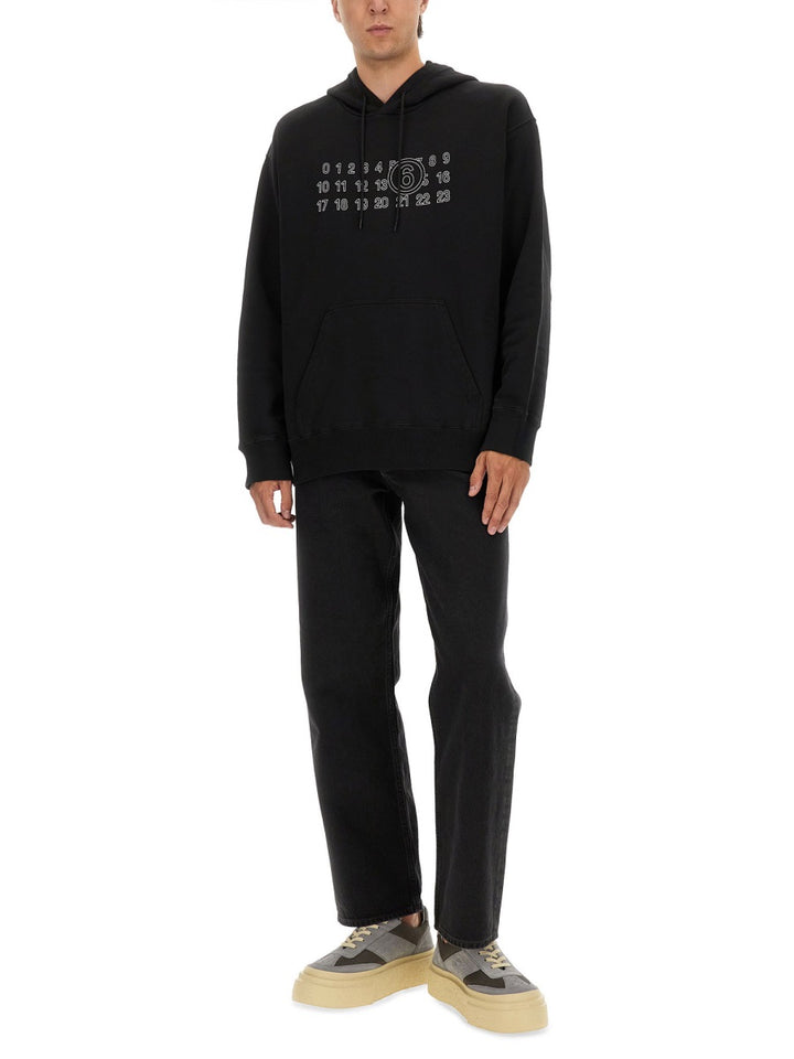 MM6 Maison Margiela Sweatshirts - Black | Wanan Luxury