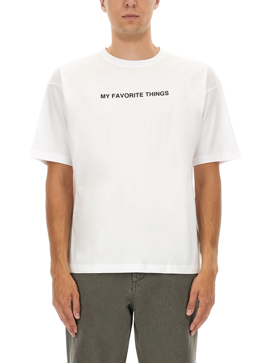 T-Shirt With "My Favorite Things" Print