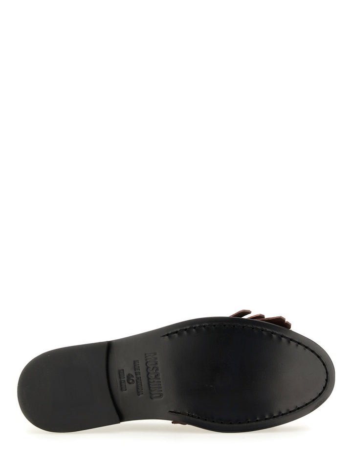 Moschino Loafers - Black | Wanan Luxury