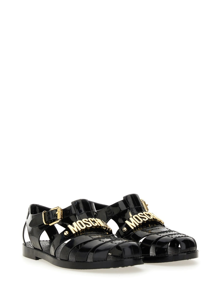 Moschino Sandals - Black | Wanan Luxury