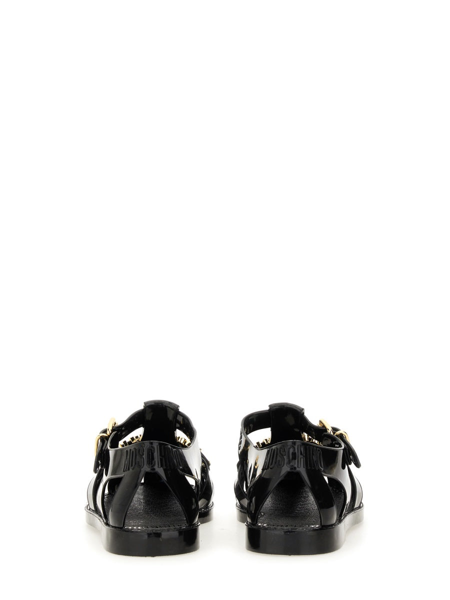 Moschino Sandals - Black | Wanan Luxury