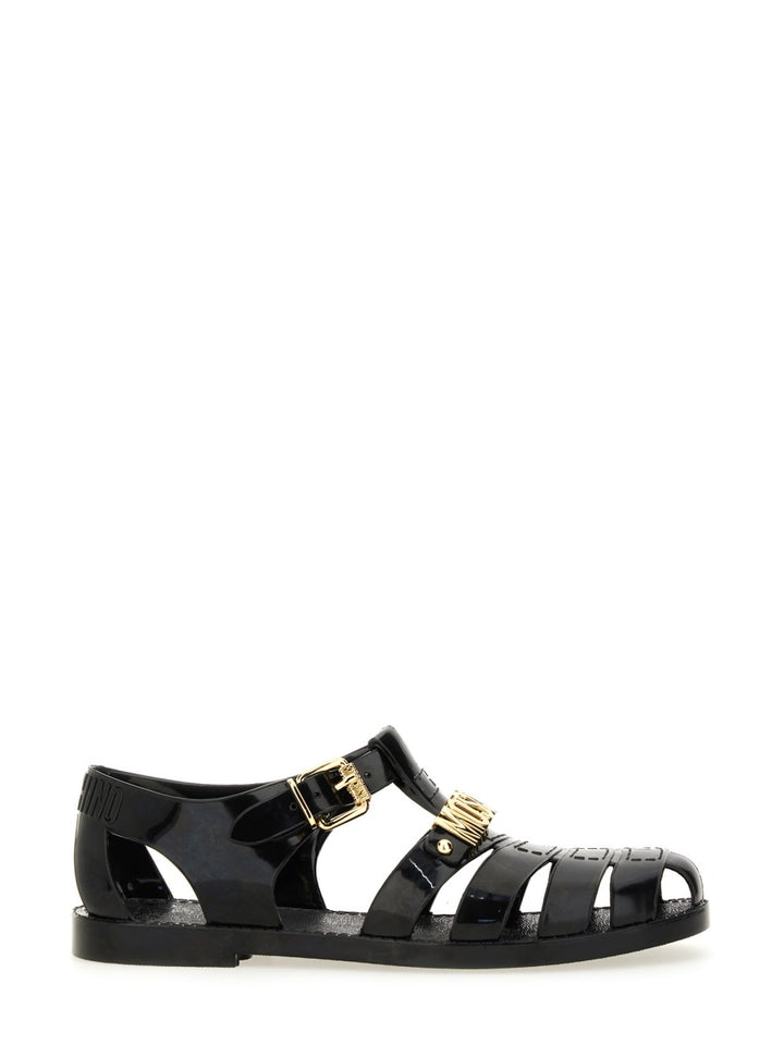 Moschino Sandals - Black | Wanan Luxury