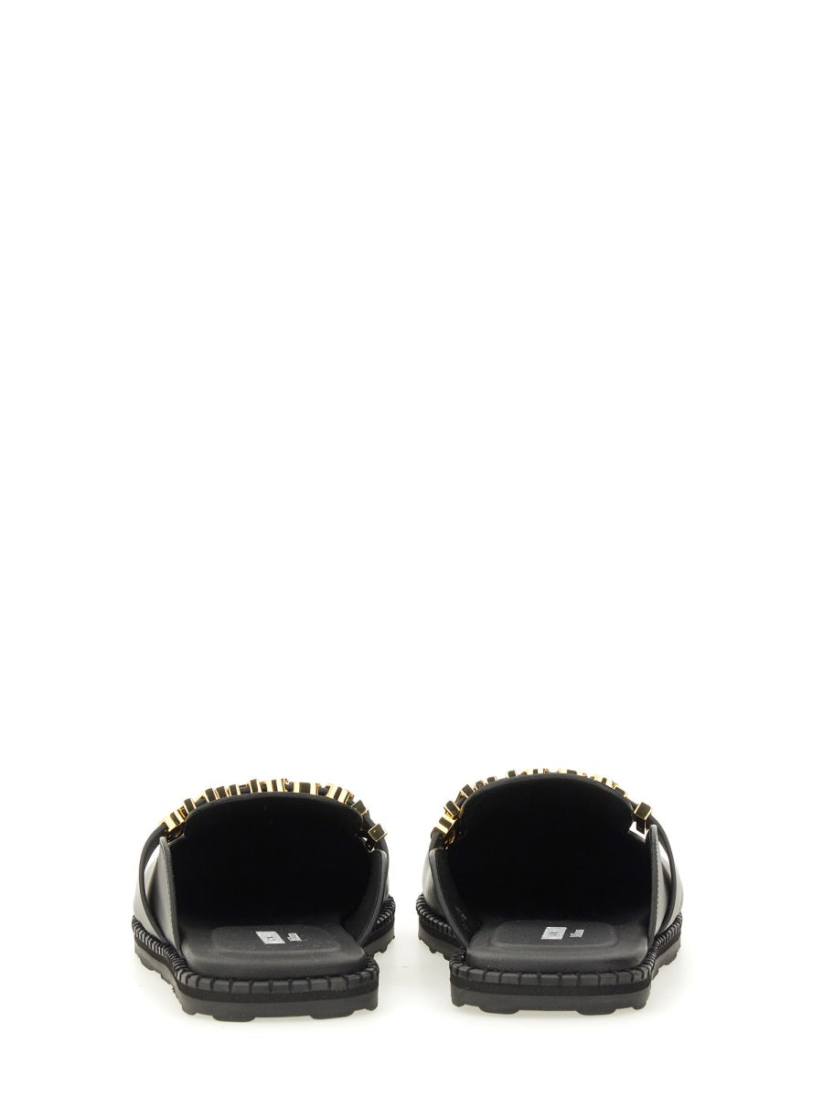 Moschino Flat Shoes - Black | Wanan Luxury