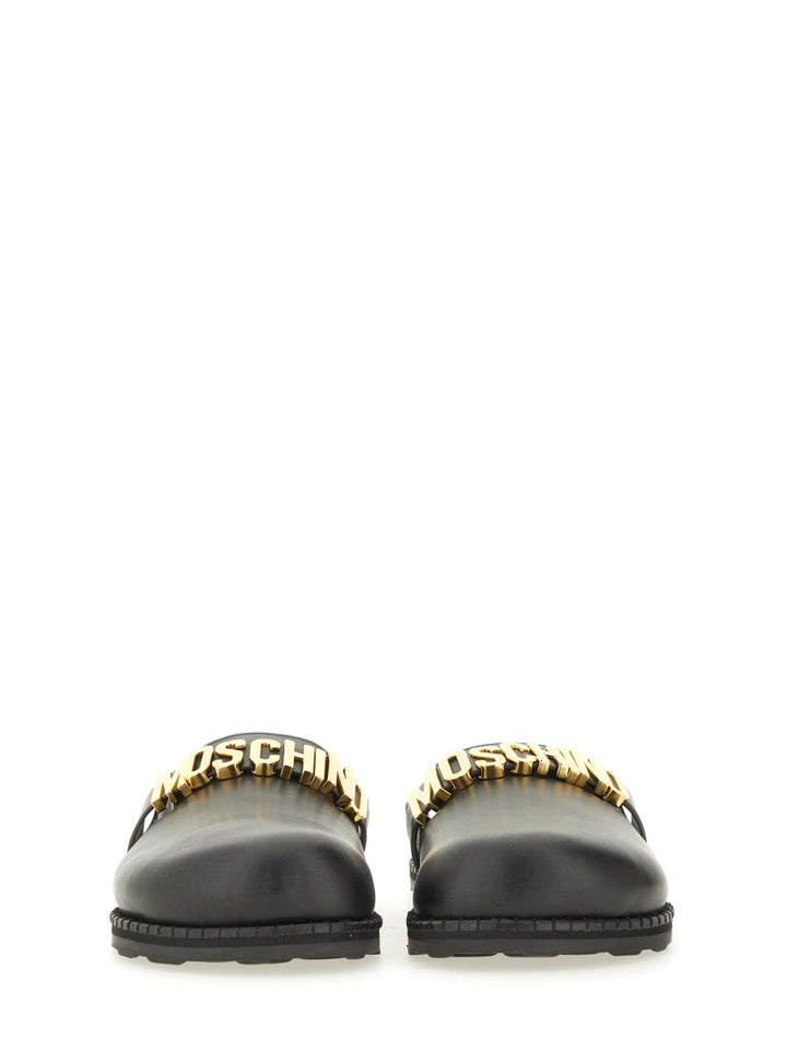 Moschino Flat Shoes - Black | Wanan Luxury