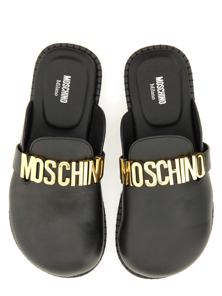 Moschino Flat Shoes - Black | Wanan Luxury