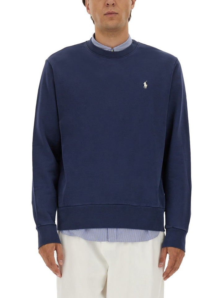 Polo Ralph Lauren Sweatshirts - Blue | d64e8363aad21e08278608673ea5efbe03a402c2