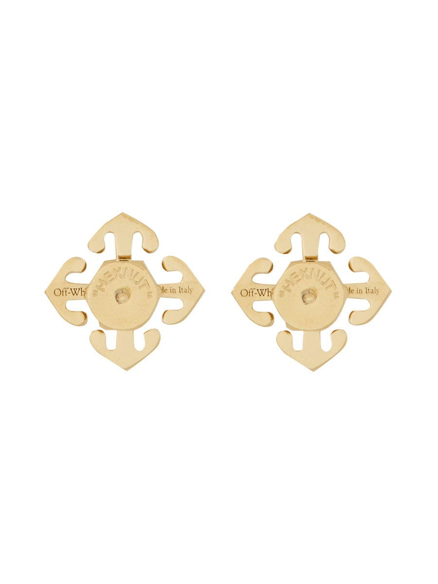 Off-White Earrings - Gold | Wanan Luxury