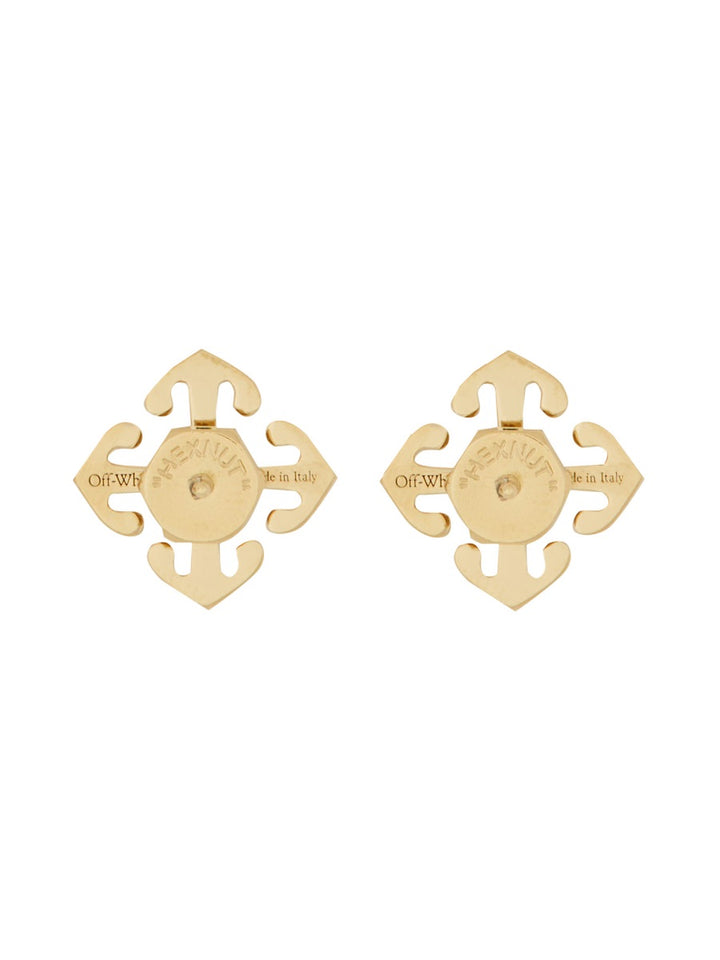 Off-White Earrings - Gold | Wanan Luxury