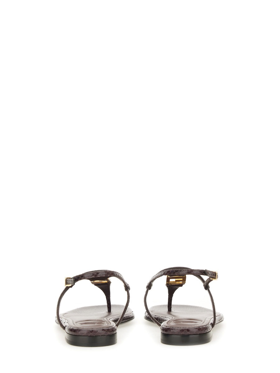 Fendi Sandals - Brown | Wanan Luxury