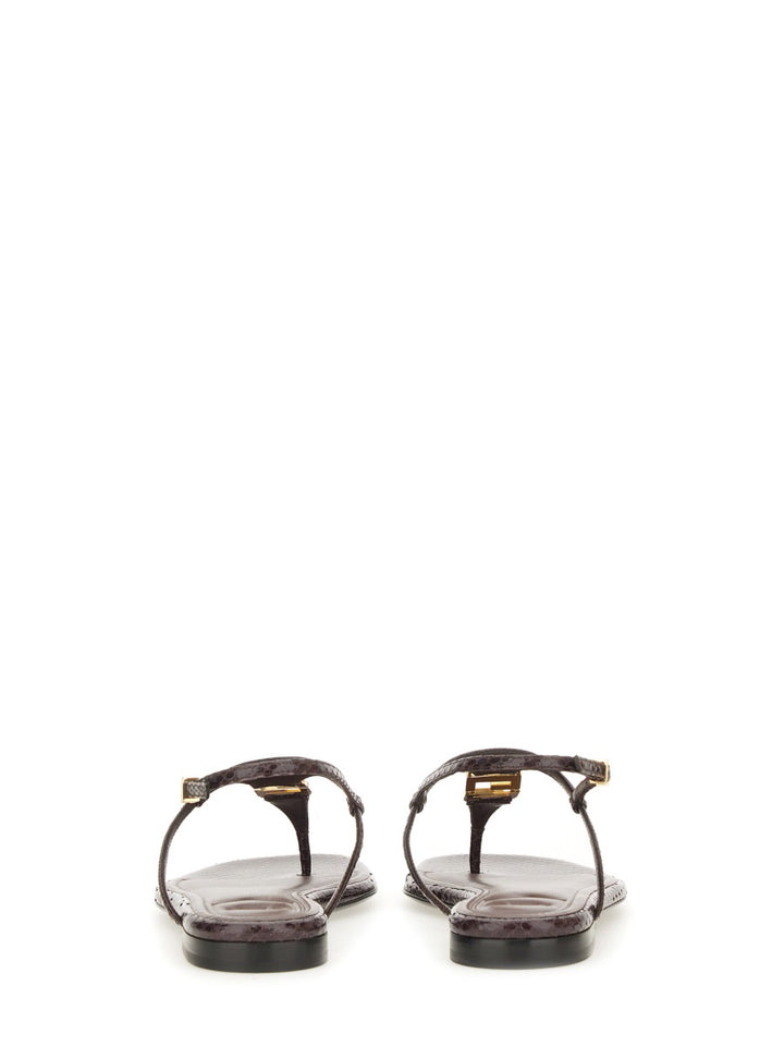 Fendi Sandals - Brown | Wanan Luxury