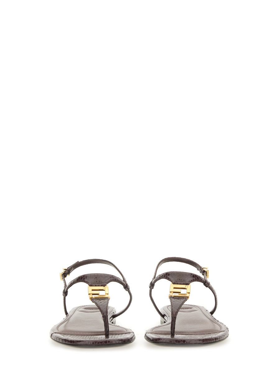 Fendi Sandals - Brown | Wanan Luxury