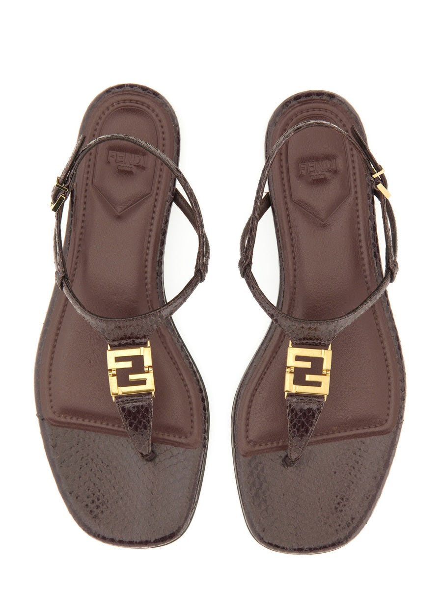Fendi Sandals - Brown | Wanan Luxury
