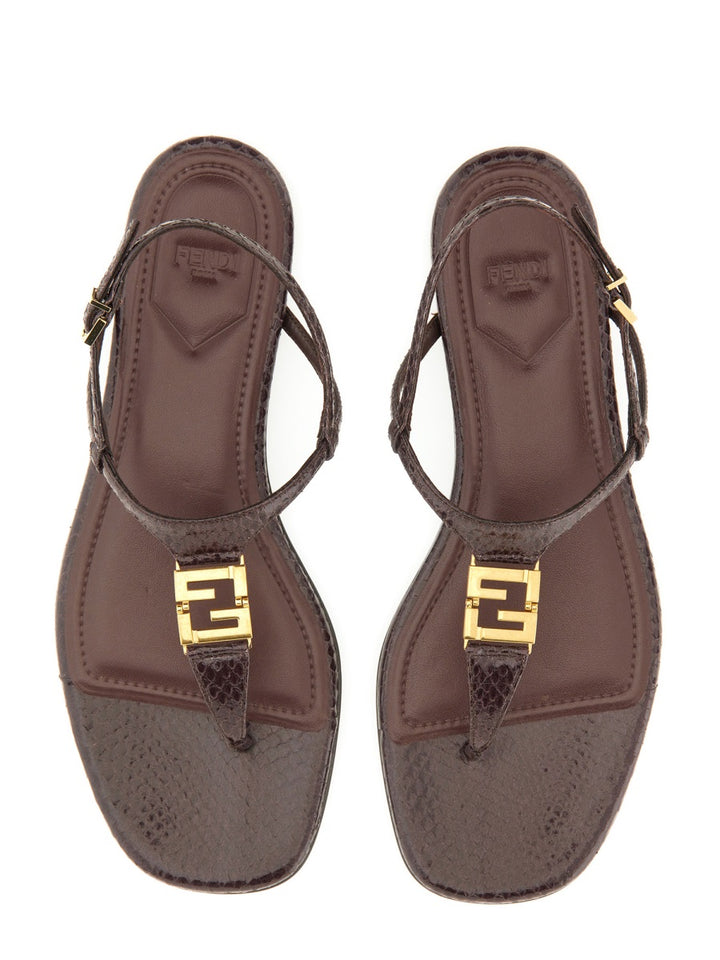 Fendi Sandals - Brown | Wanan Luxury