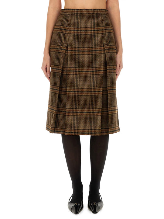 Wool And Cashmere Midi Skirt