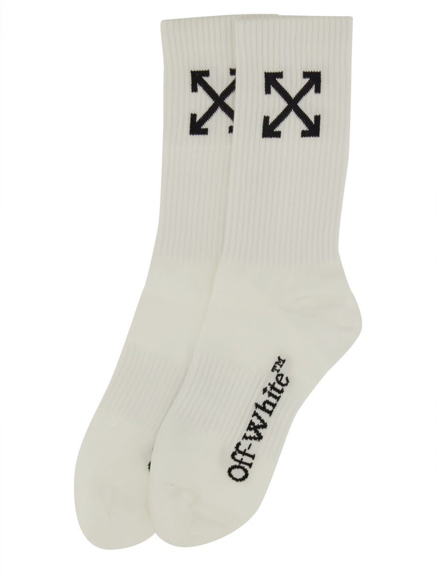 Off-White Socks - White | Wanan Luxury