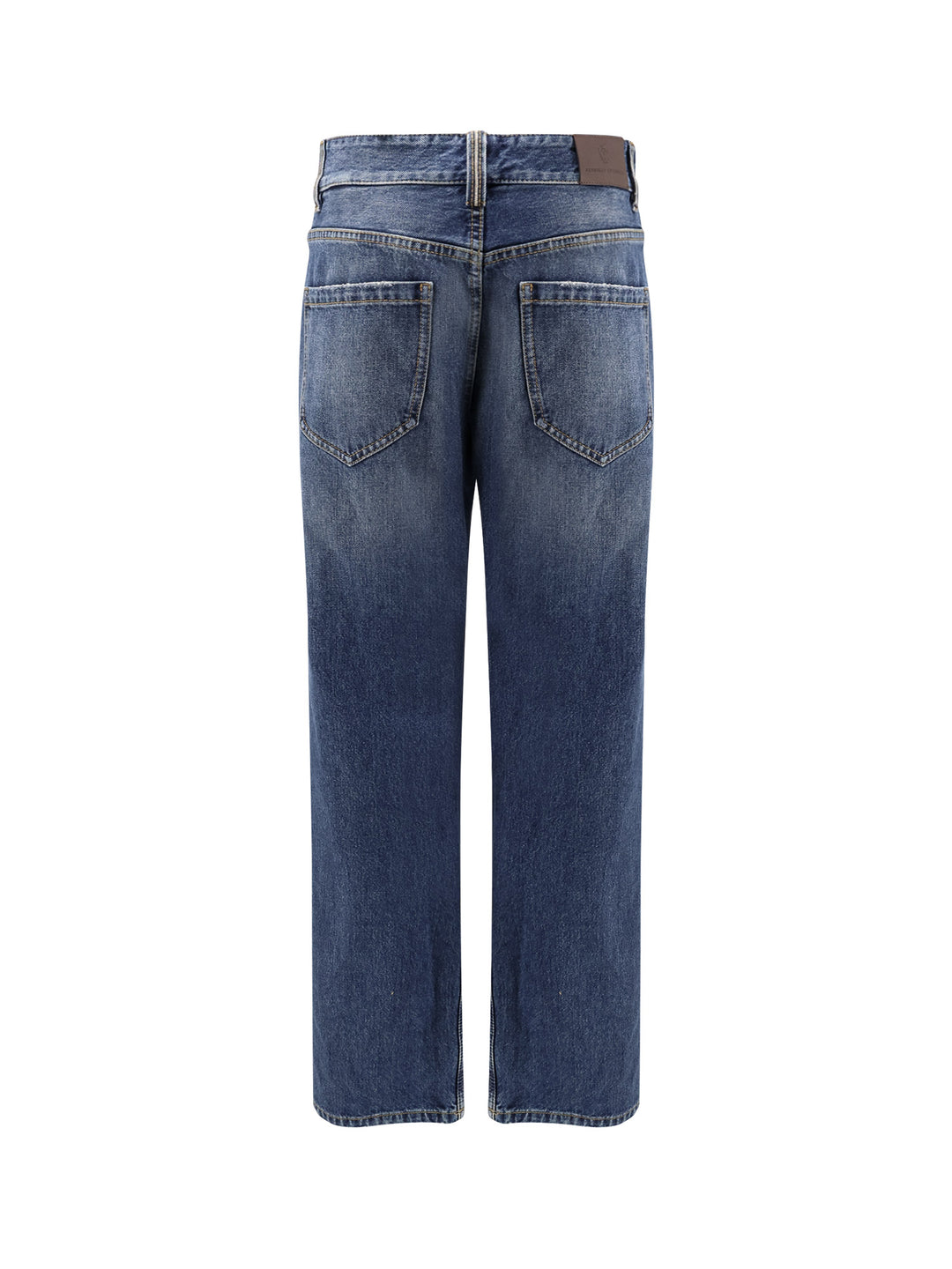 Brunello Cucinelli Jeans - AGED BLUE DENIM | 014f11449d876954aedfa13fa08ee3bbe4807f96