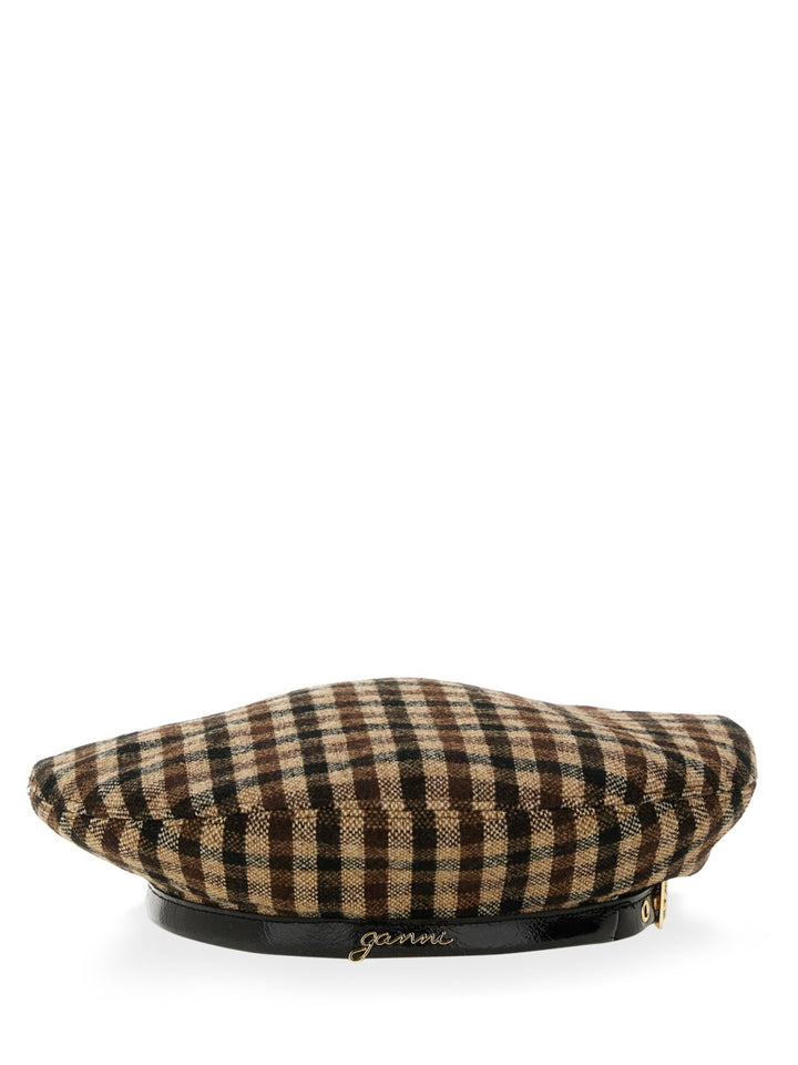 Ganni Hats - Brown | Wanan Luxury