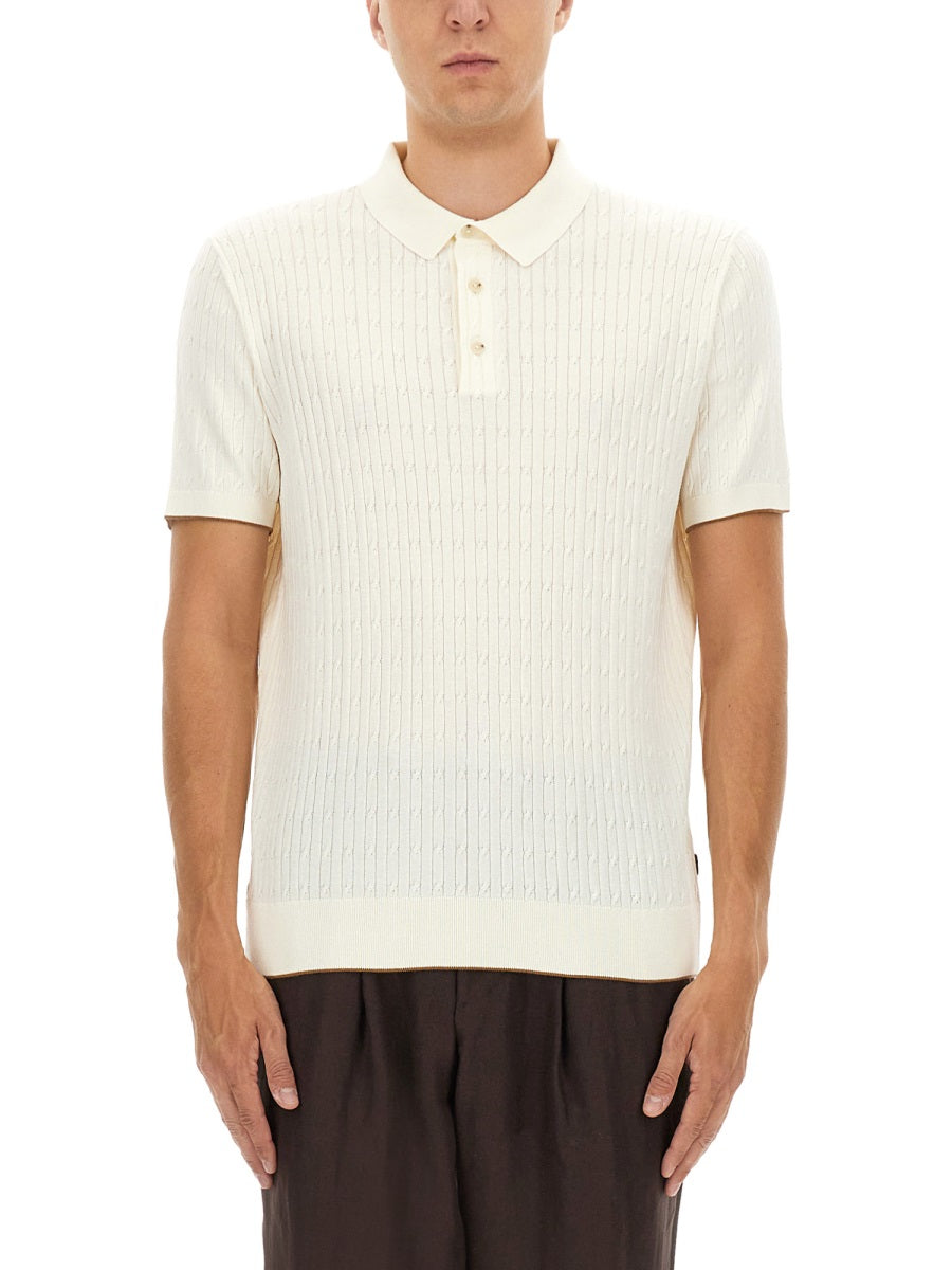 Boss Camel Polo - White | Wanan Luxury