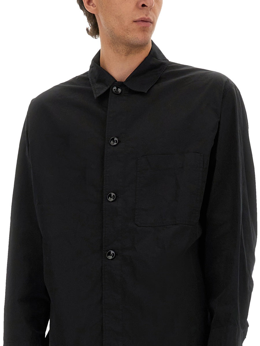 Lemaire Shirts - Black | Wanan Luxury
