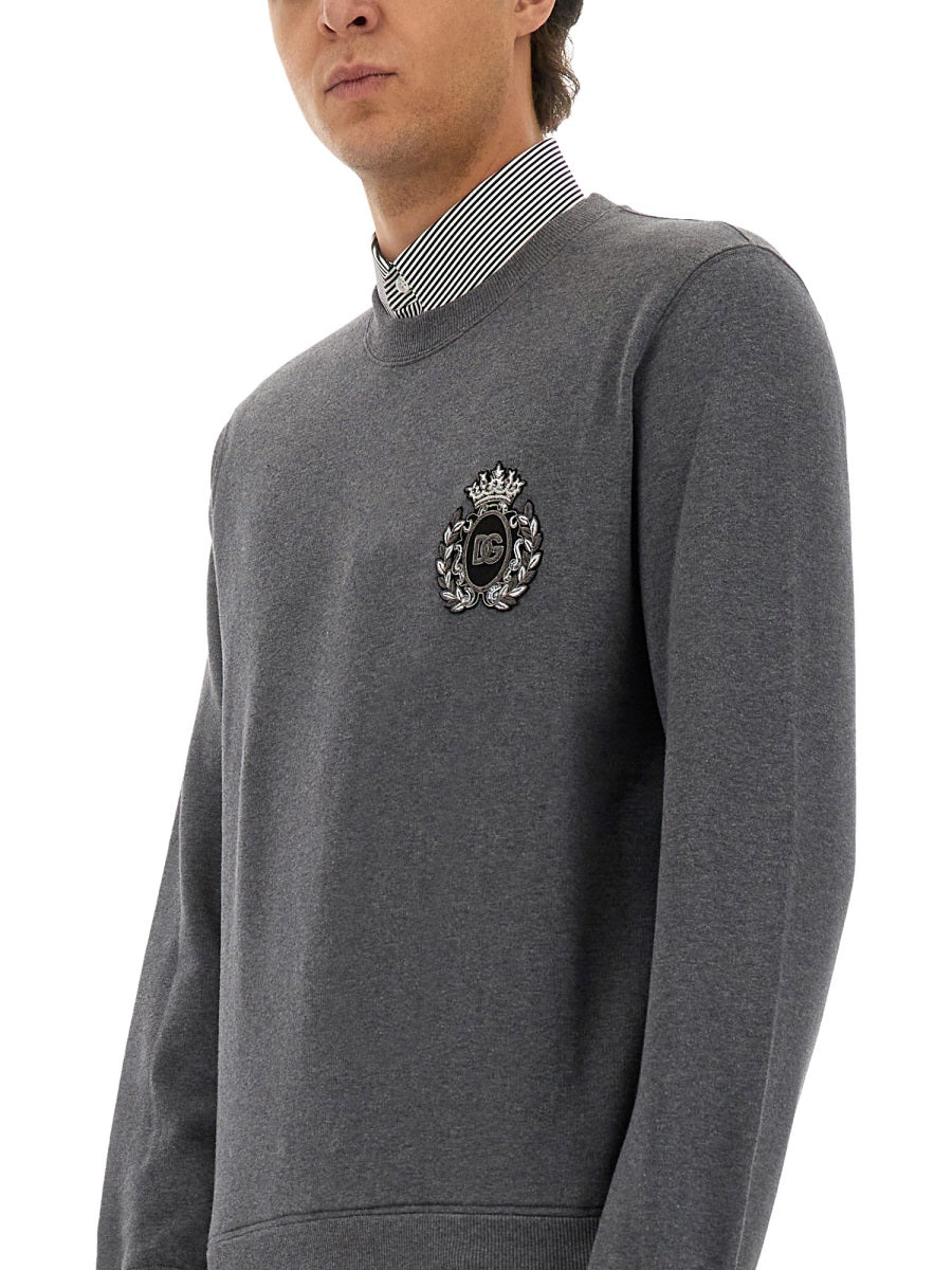 Dolce & Gabbana Sweatshirts - Grey | Wanan Luxury