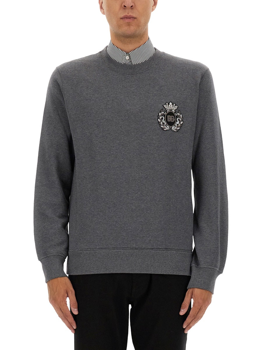 Dolce & Gabbana Sweatshirts - Grey | Wanan Luxury