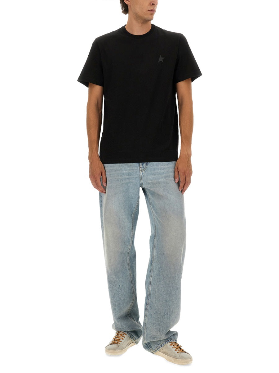 Golden Goose T shirts - Black | ffb78dcbedc325abf61fb7b46947ff8c39df1fee