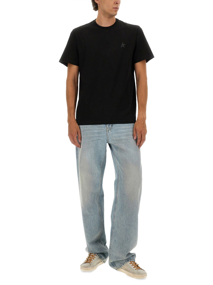 Golden Goose T shirts - Black | ffb78dcbedc325abf61fb7b46947ff8c39df1fee