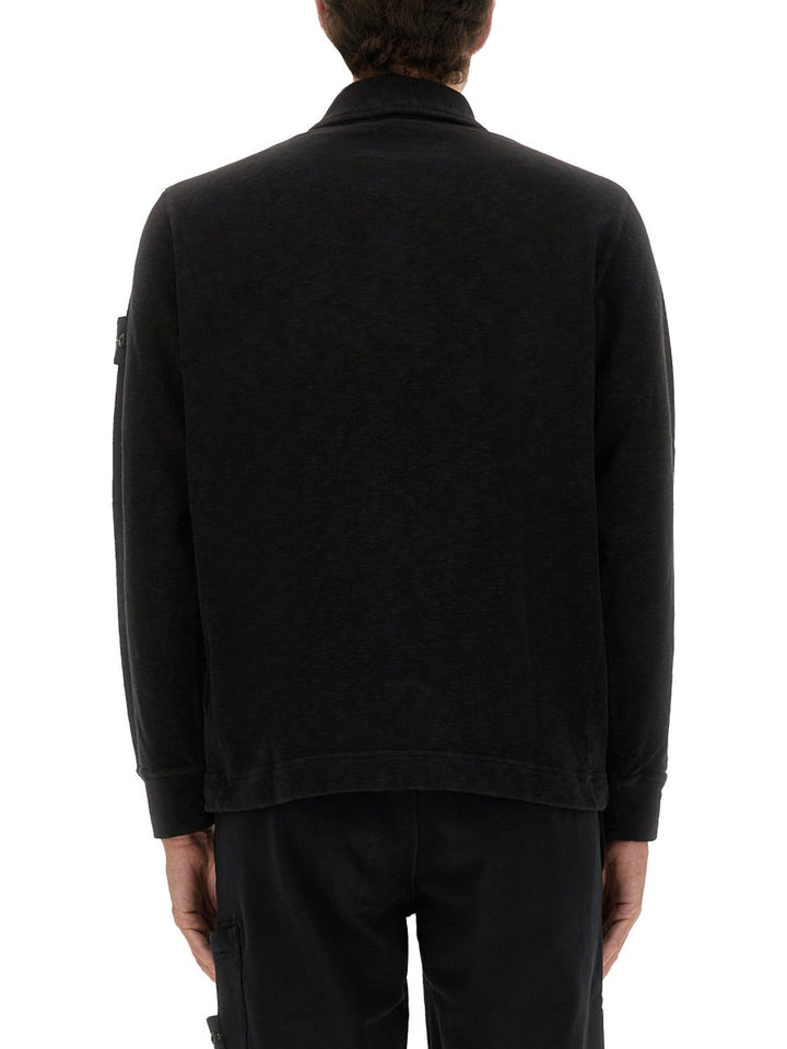 Stone Island Polo - Black | Wanan Luxury